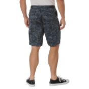 Mens Camo Poly/Cotton BDU Cargo Shorts