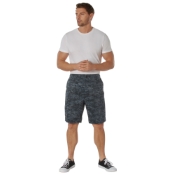Mens Camo Poly/Cotton BDU Cargo Shorts