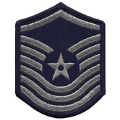 USAF Senior Master Sergeant 1986-1992 Small Silver Patch