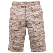 Ultra Force Mens Long Length Camo BDU Short
