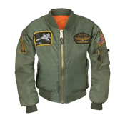 Ultre Force Kids Flight Jacket with Patches