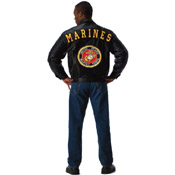 Mens Marines Leather Jacket