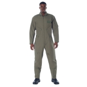 Men's Air Force Style 2 Way Front Zip Flightsuit