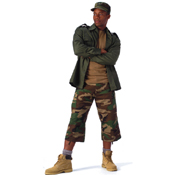 Ultra Force Mens 6 Pocket BDU Capri Pant