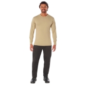 Mens Long Sleeve Solid T-Shirt