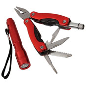 Multi-tool and Flashlight Gift Set