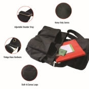 Vintage Unwashed Canvas Messenger Bag