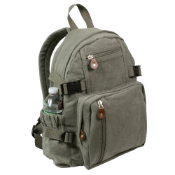Vintage 24L Canvas Compact Backpack