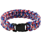 Multi-Colored Paracord Survival Bracelet