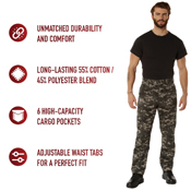 Ultra Force Digital Camo Tactical BDU Uniform Pant