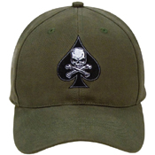 Black Ink Death Spade Low Profile Insignia Cap
