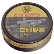 RWS R10 Match Competition 500pc Pellets - .177 Cal