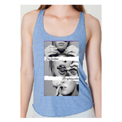 Bad Bitches Light Blue Womens Custom Tank Top