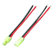 VB P01MFW Male and Female Small Tamiya connector with 16AWG silicone wire