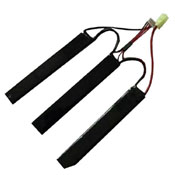 VB-LiPO1500H20C-11.1V-31 1500mAh with Mini Tamiya and Balance Charging Connector