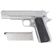 WE-Tech 1911 Chrome Full Metal GBB Airsoft gun