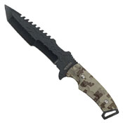Tactical Hunting Fixed Blade Knife - Camo Handle