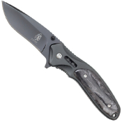 Buckshot 7.5'' Marble Handle Folding Knife
