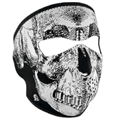 Neoprene Reflective Skull Face Mask