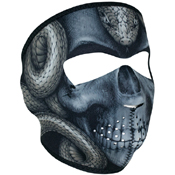 Snake Skull Neoprene Face Mask