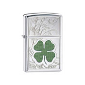 Zippo Lucky Clover High Polish Lighter