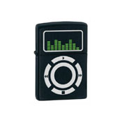 Zippo Black Matte Music Lighter