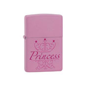 Zippo Princess Pink Matte Lighter