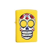 Zippo Day Of The Dead Lemon Matte Lighter