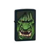 Zippo Angry Ogre Black Matte Lighter