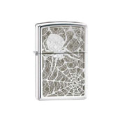 Zippo Hidden Spider High Polish Chrome Lighter