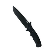 Matte Black 5.7 Inches Fixed Blade Combat Knife