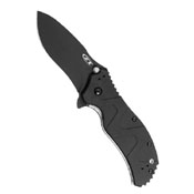 Zero Tolerance Assisted S30V Plain Blade Green Aluminum Handles Folding Knife